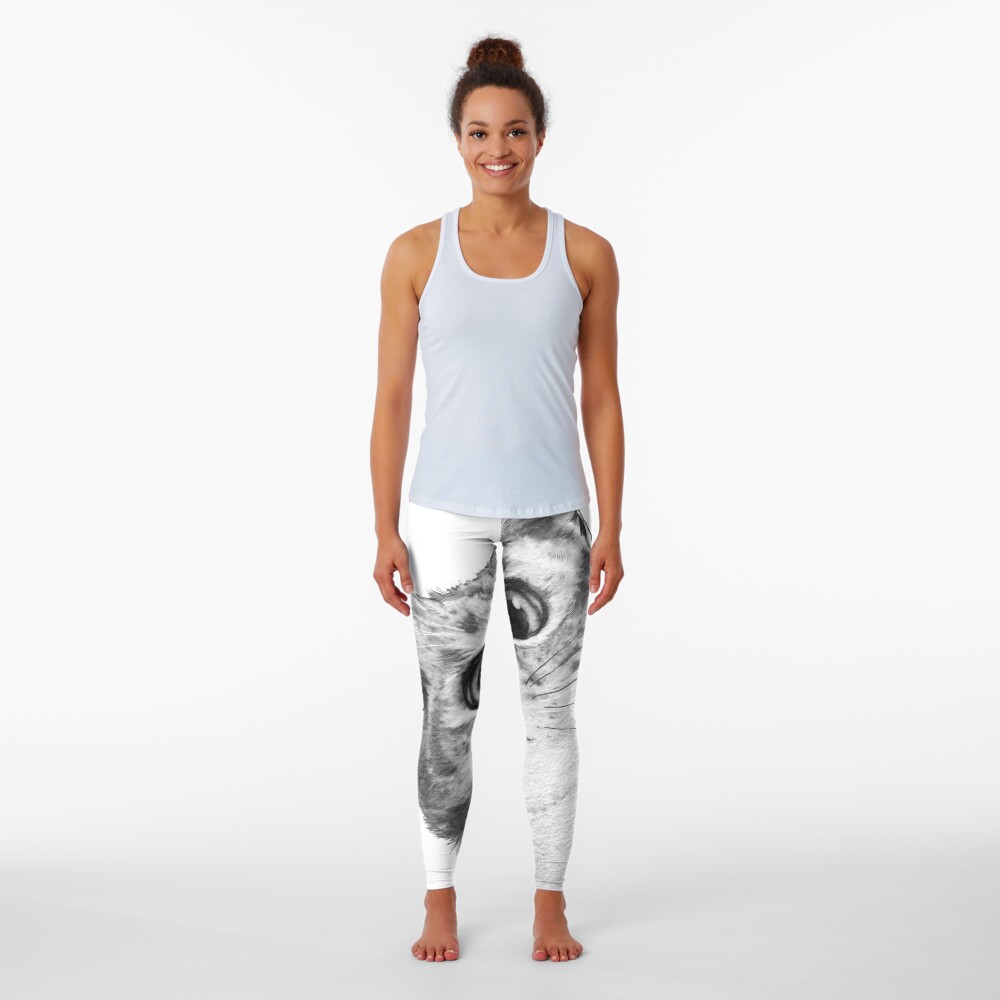 sneaky cat Leggings