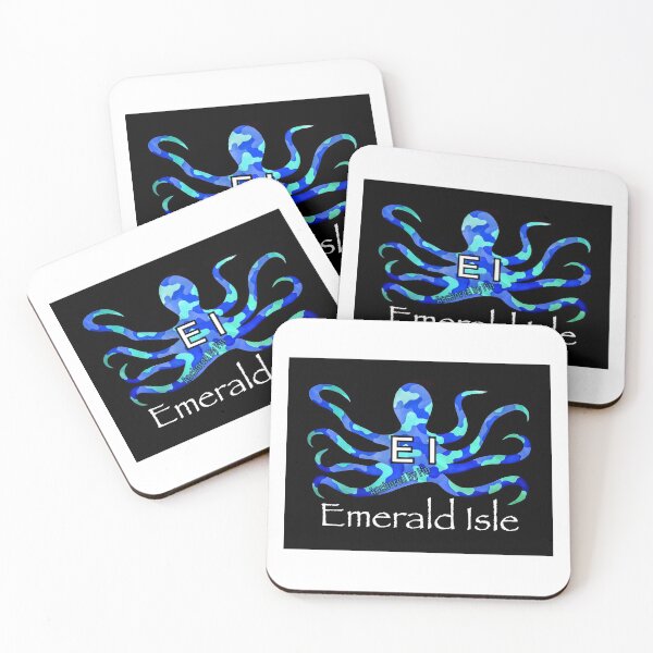 Item preview, Emerald Isle Aqua Camouflage Octopus  designed and sold by barryknauff.
