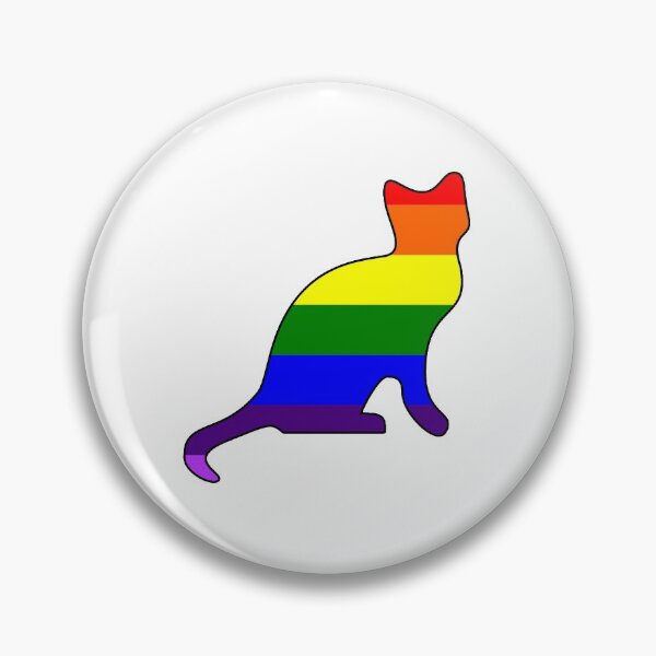 Item preview, Rainbow Pride Kitty designed and sold by NatLeBrunDesign.