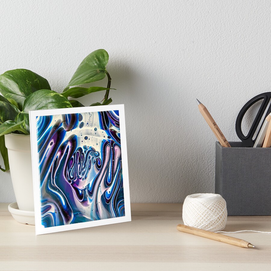 Blueberry Waterfall Art Board Print
