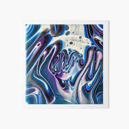 Blueberry Waterfall Art Board Print