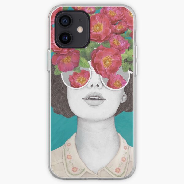 The optimist // rose tinted glasses iPhone Soft Case