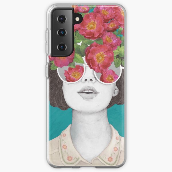 The optimist // rose tinted glasses Samsung Galaxy Soft Case