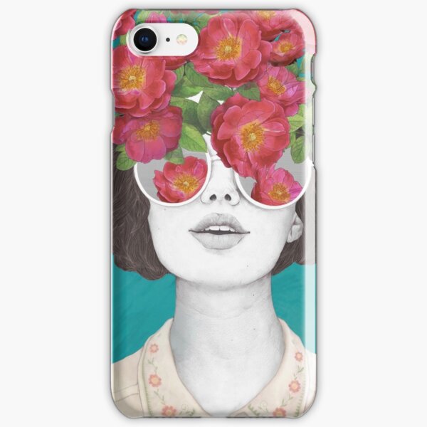 The optimist // rose tinted glasses iPhone Snap Case