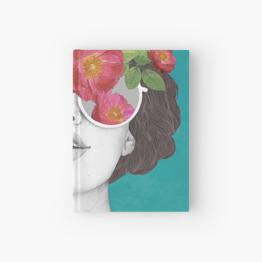 The optimist // rose tinted glasses Hardcover Journal