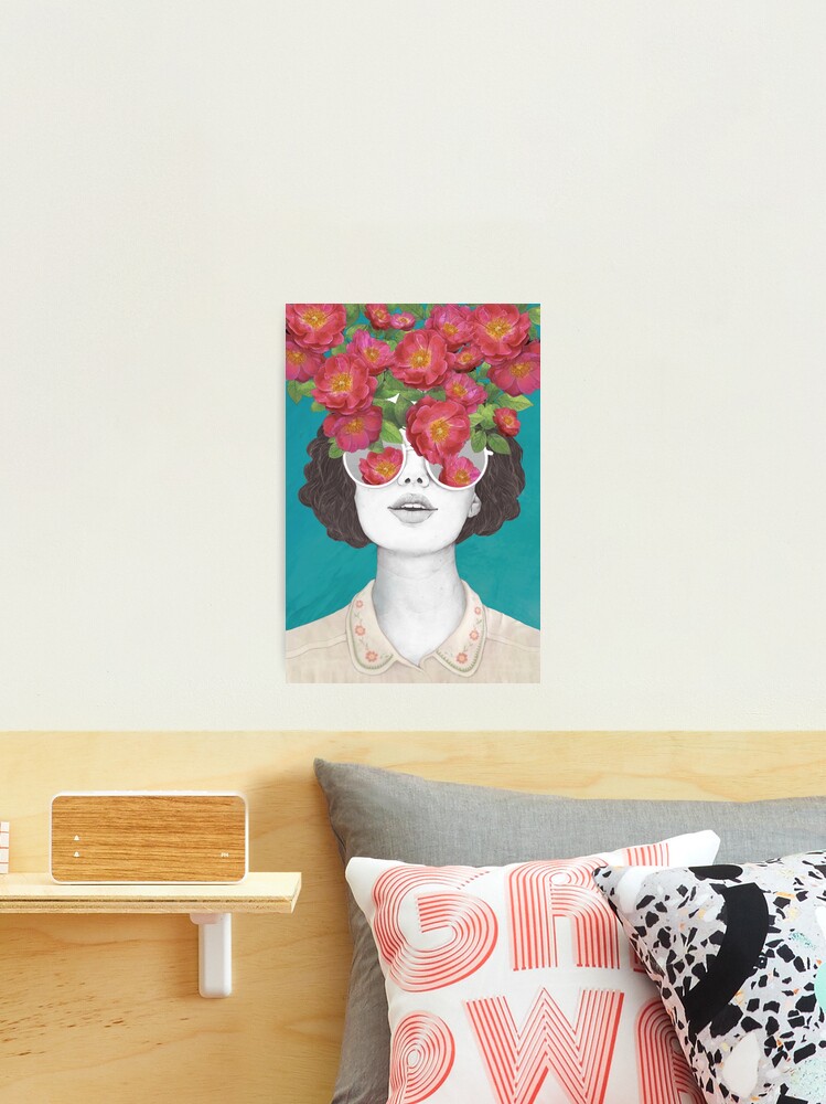 Thumbnail 2 of 3, Photographic Print, The optimist // rose tinted glasses designed and sold by lauragraves.