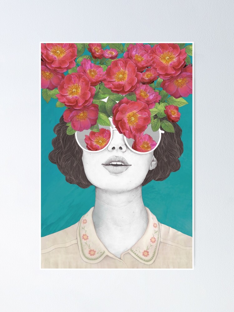 Alternative Ansicht von Der Optimist // Rose getönte Brille Poster