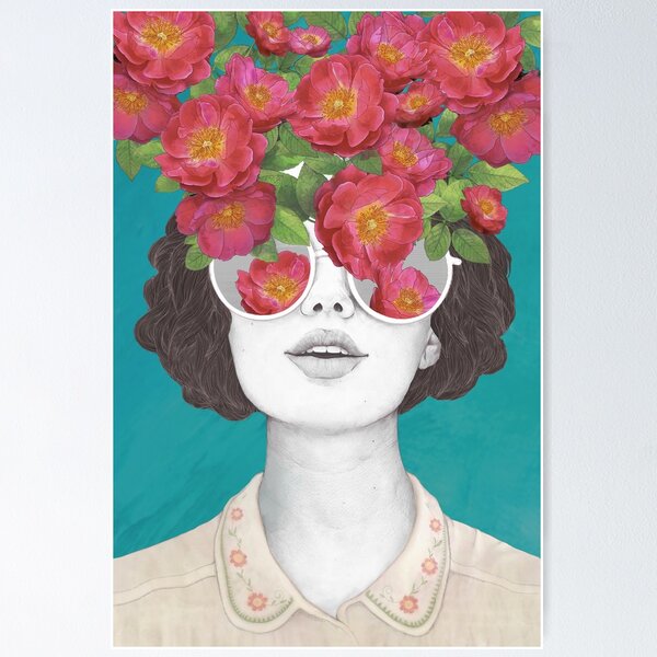 The optimist // rose tinted glasses Poster