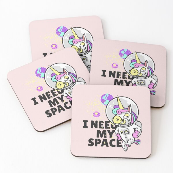 Item preview, Unicorn Astronaut I Need My Space Art designed and sold by mafeel.