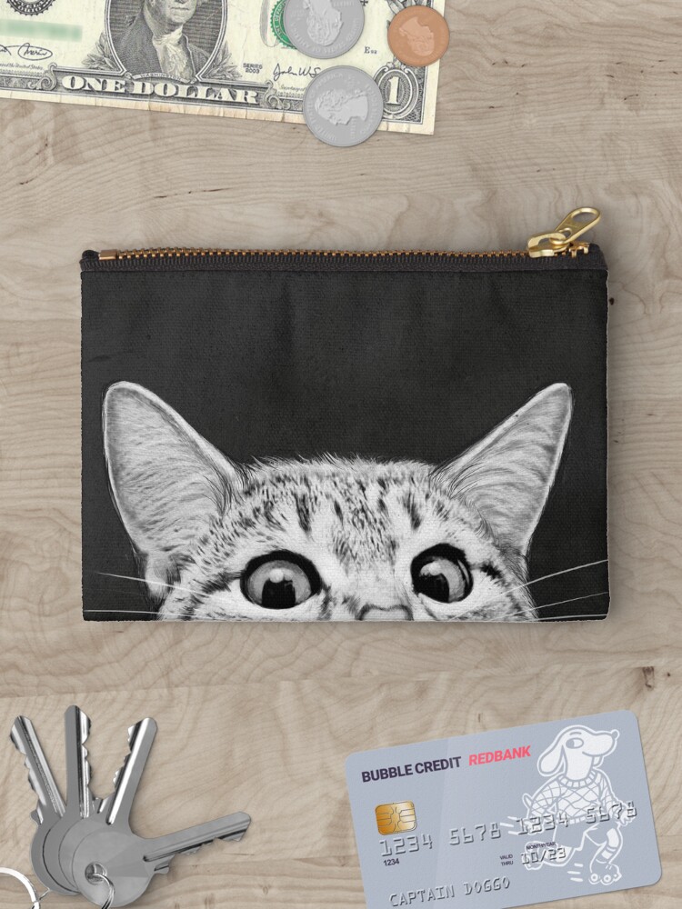 Thumbnail 3 of 4, Zipper Pouch, You asleep yet? designed and sold by lauragraves.