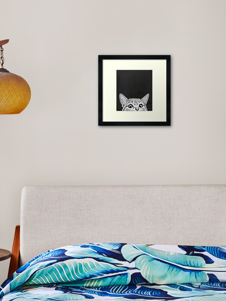 Thumbnail 1 of 7, Framed Art Print, You asleep yet? designed and sold by lauragraves.
