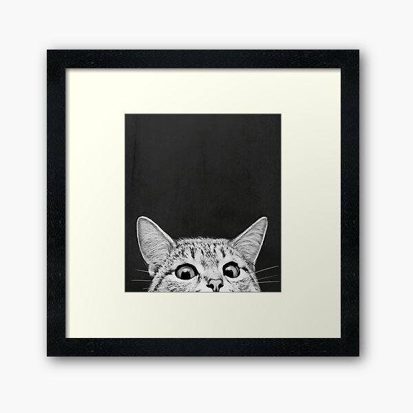 Art-Poster siamese cat - Japanese cat tattoo red - Mark Harrison