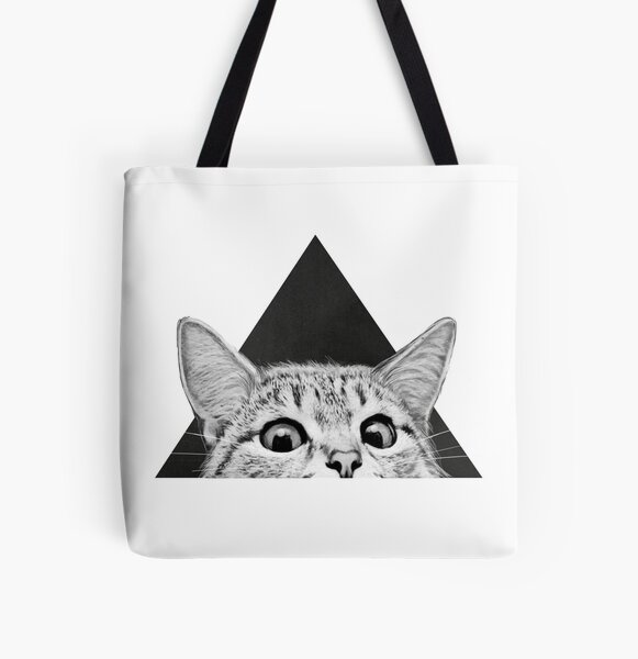 Lucky Cat Black Tote Bag – Midnight Oil