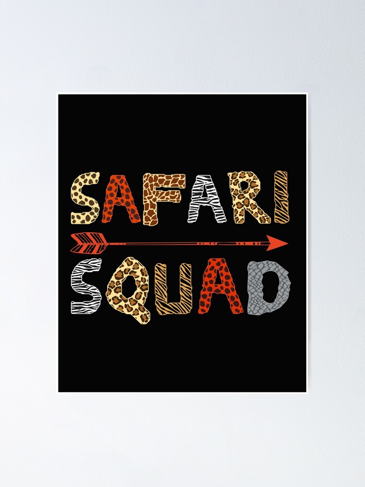 Safari Squad African Family Vacation Summer Vacay Trip Zebra T-Shirt Safari Squad African Family Vacation Summer Vacay Trip Zebra T-Shirt