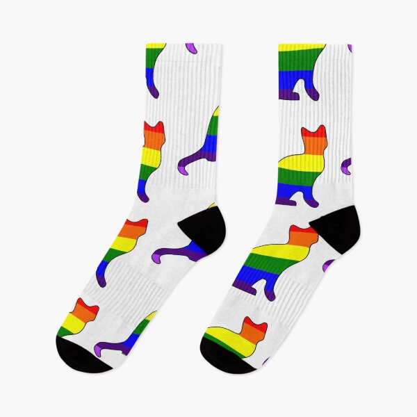 Item preview, Rainbow Pride Kitty designed and sold by NatLeBrunDesign.