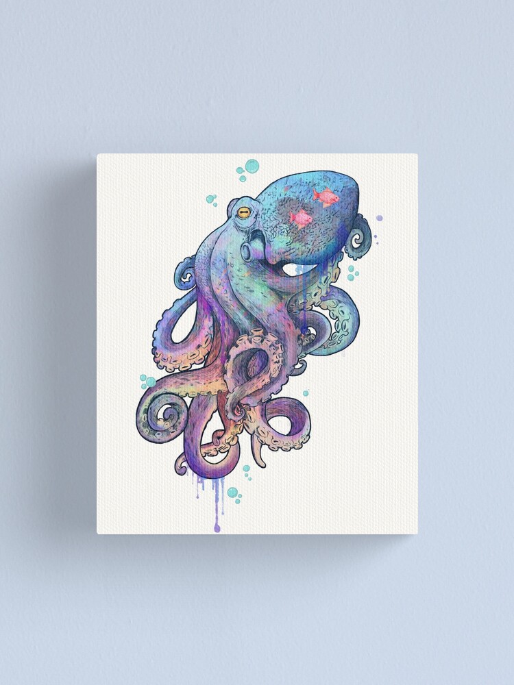 Alternate view of octopus Canvas Print