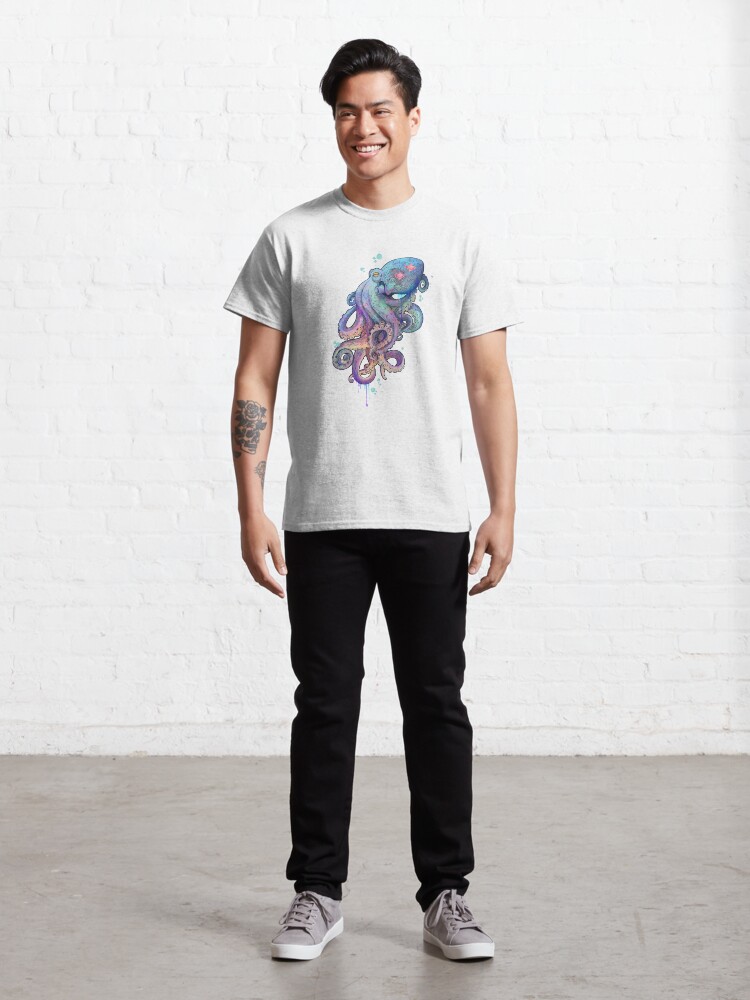 Thumbnail 3 of 7, Classic T-Shirt, octopus designed and sold by lauragraves.