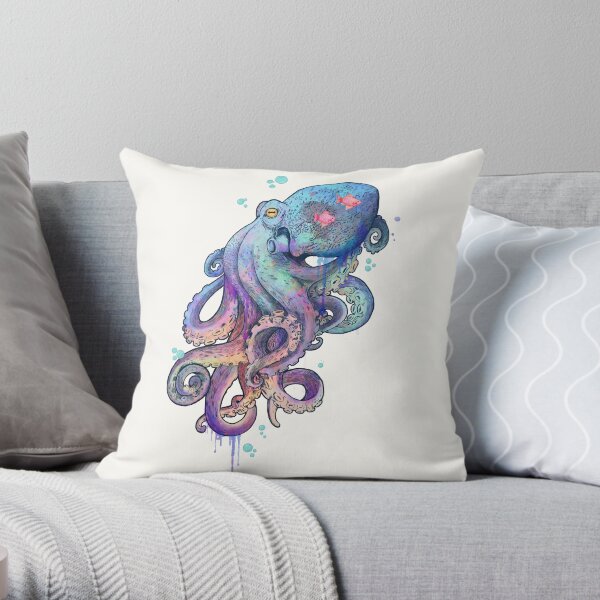 octopus Throw Pillow