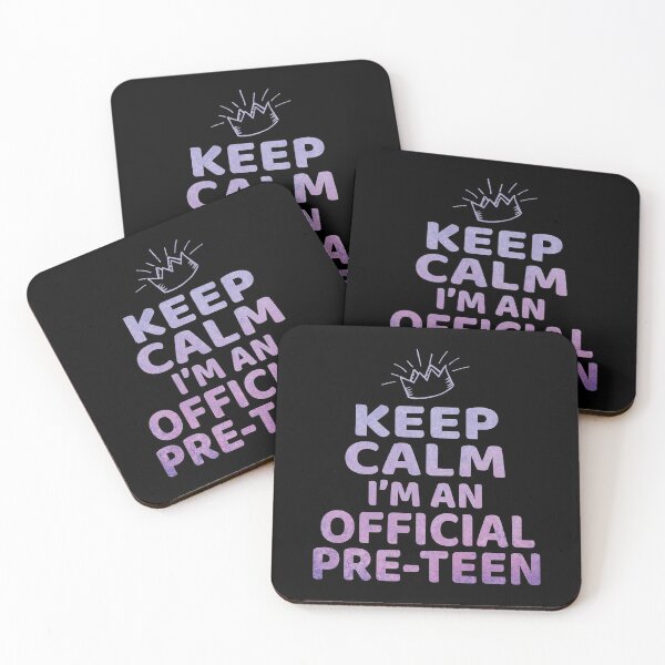 Item preview, Keep Calm I'm An Official Preteen 12th Birthday 12 Years Old design designed and sold by Grabitees.