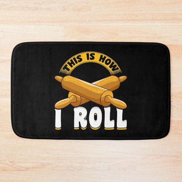 Item preview, Cute & Funny This Is How I Roll Rolling Pin Baker Pun designed and sold by perfectpresents.