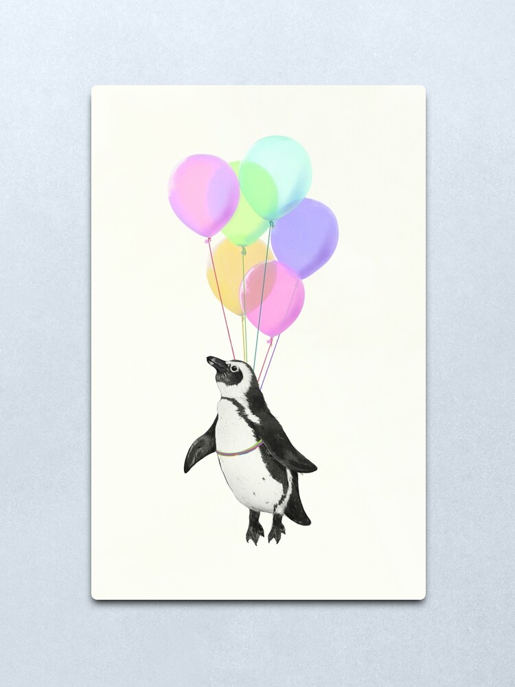 Alternate view of I can believe I can fly Metal Print