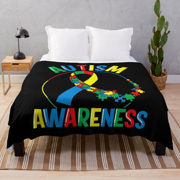 Item preview, Colorful Autism Awareness Day Puzzle Ribbon designed and sold by perfectpresents.
