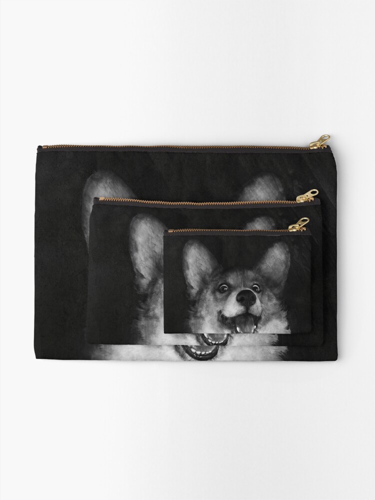 Alternate view of Sausage Fox Zipper Pouch