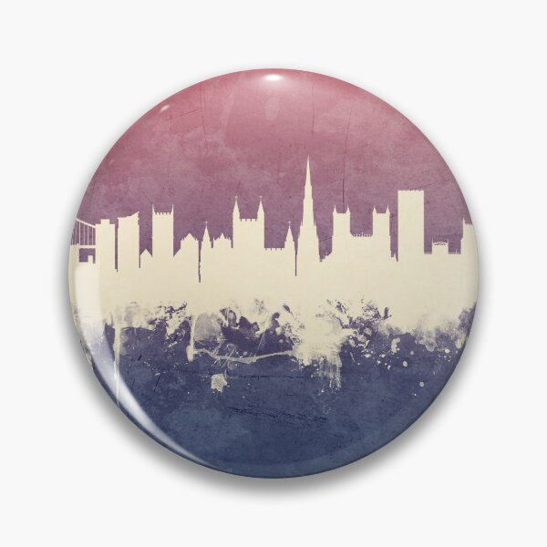 Aperçu de l'œuvre Bristol England Skyline créée et vendue par ArtPrints.