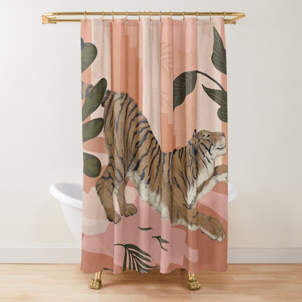 Easy Tiger Shower Curtain