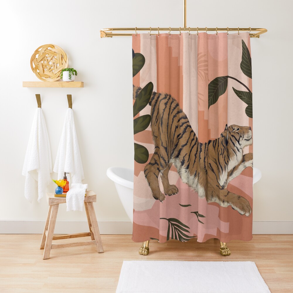 Easy Tiger Shower Curtain