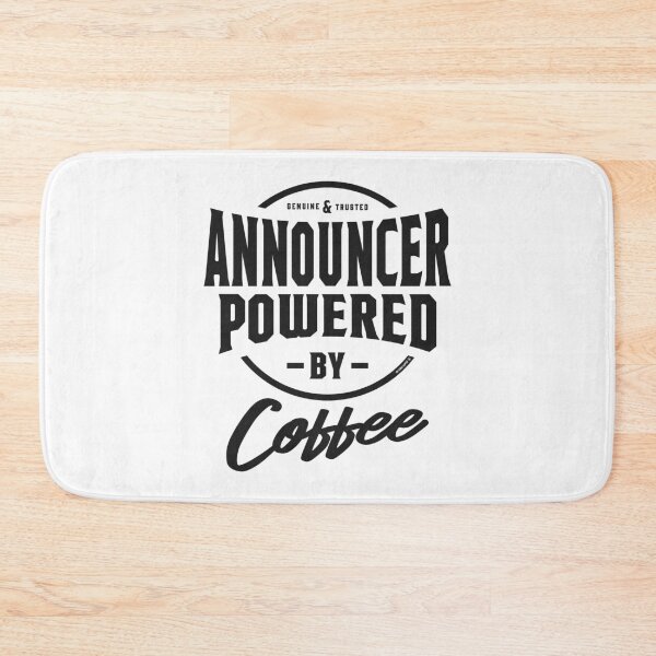 Item preview, Announcer powered by coffee designed and sold by RafaelLopezz.