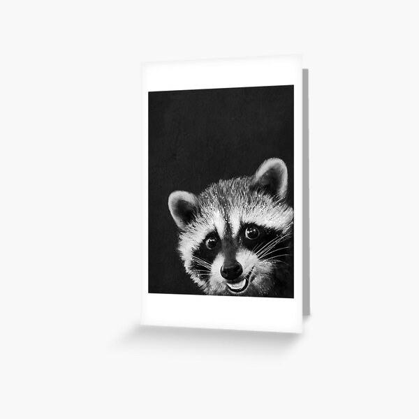 Raccoon Greeting Card