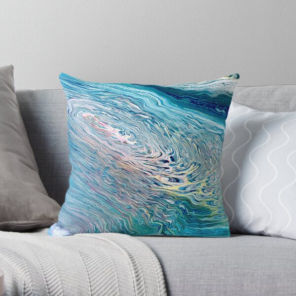 Tsunami Throw Pillow