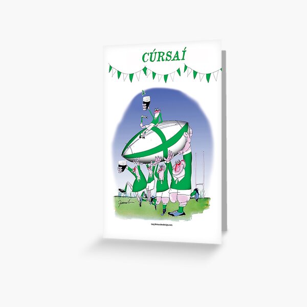 Irish Cheers Greeting Card