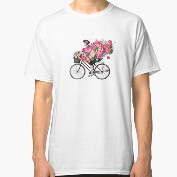 floral bicycle Classic T-Shirt