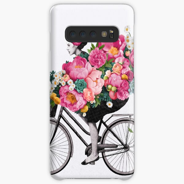 floral bicycle Samsung Galaxy Snap Case