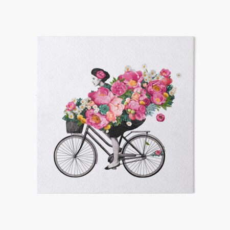 Aperçu de l'œuvre vélo fleuri créée et vendue par lauragraves.