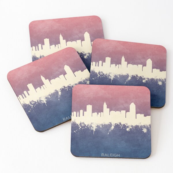 Item preview, Raleigh North Carolina Skyline designed and sold by ArtPrints.