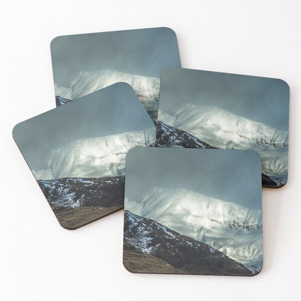 Item preview, Binnean Mor in the Scottish Mamores Hills in Winter.  designed and sold by Cameranick.