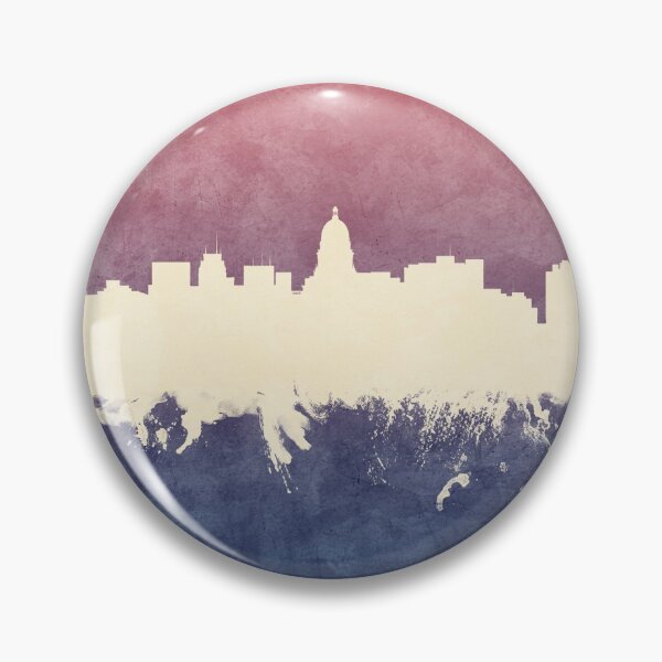 Artikelvorschau, Madison Wisconsin Skyline entworfen und verkauft von ArtPrints.