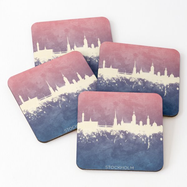 Artikelvorschau, Stockholm Sweden Skyline entworfen und verkauft von ArtPrints.