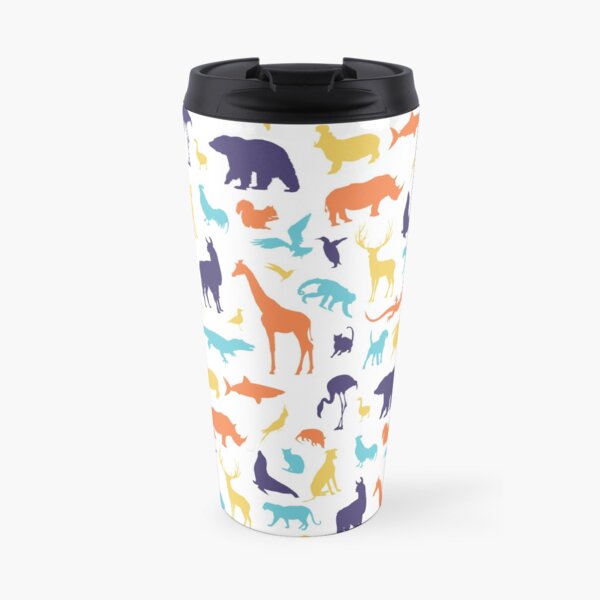 ANIMAL SILHOUETTE PATTERN Travel Mug