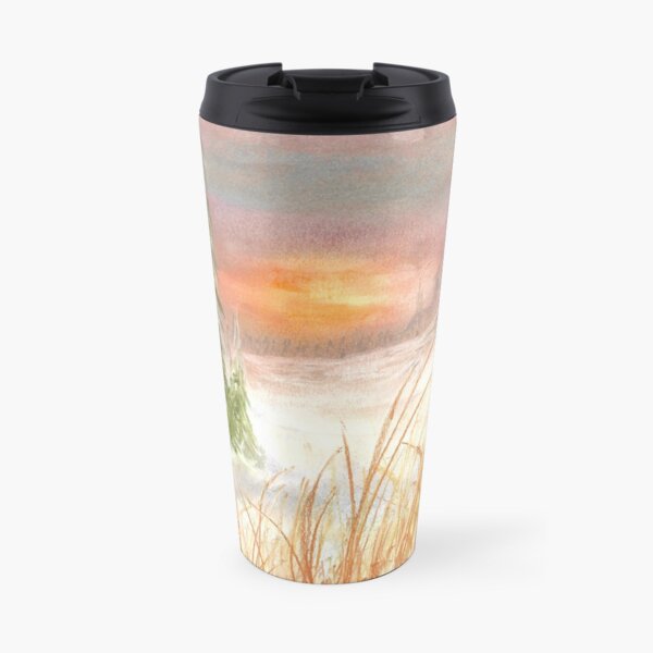 Winter Sunset Travel Mug