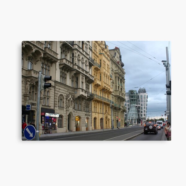 The dancing house in Prague Canvas Print
