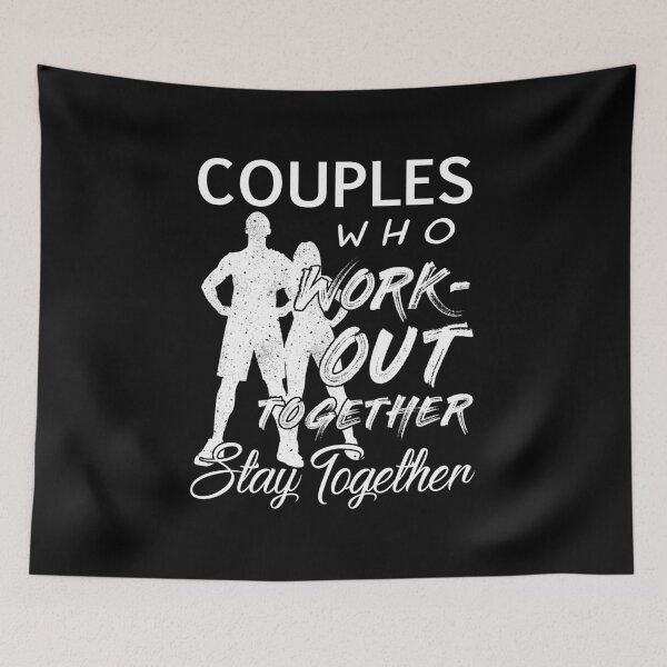 Item preview, Couples Who Workout Together Stay Together product designed and sold by RedmonsDesigns.