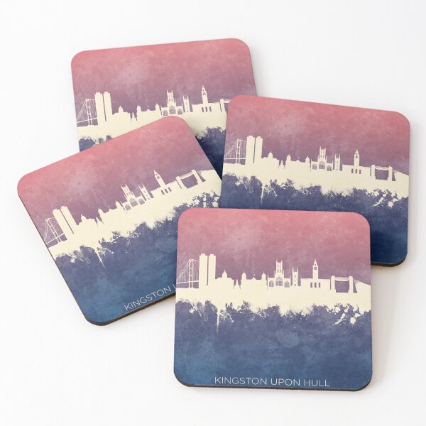 Item preview, Kingston upon Hull England Skyline designed and sold by ArtPrints.