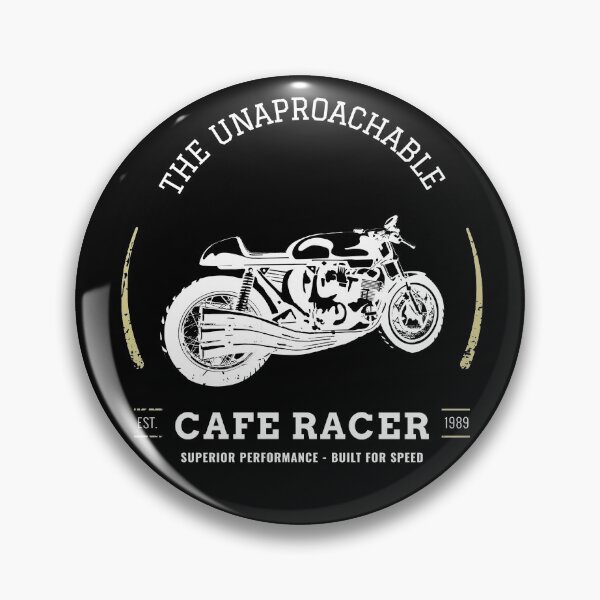 Item preview, CAFE RACER MOTORCYCLE White designed and sold by CharlieCreator.