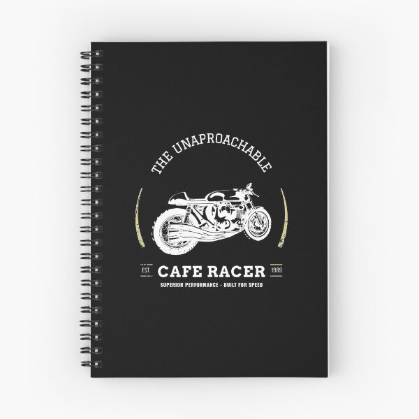 Item preview, CAFE RACER MOTORCYCLE White designed and sold by CharlieCreator.