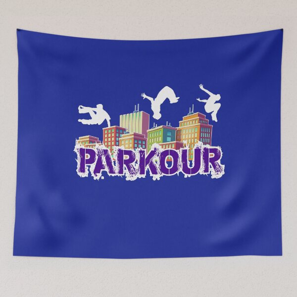 Item preview, PARKOUR FREE RUNNING ACROBATIC STUNTS TSHIRT designed and sold by azamaniacox.