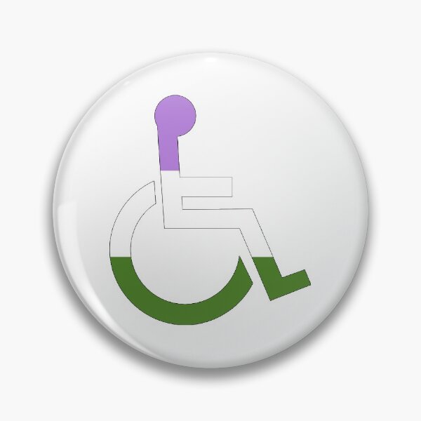 Artikelvorschau, Behinderte Genderqueer Stolz entworfen und verkauft von NatLeBrunDesign.